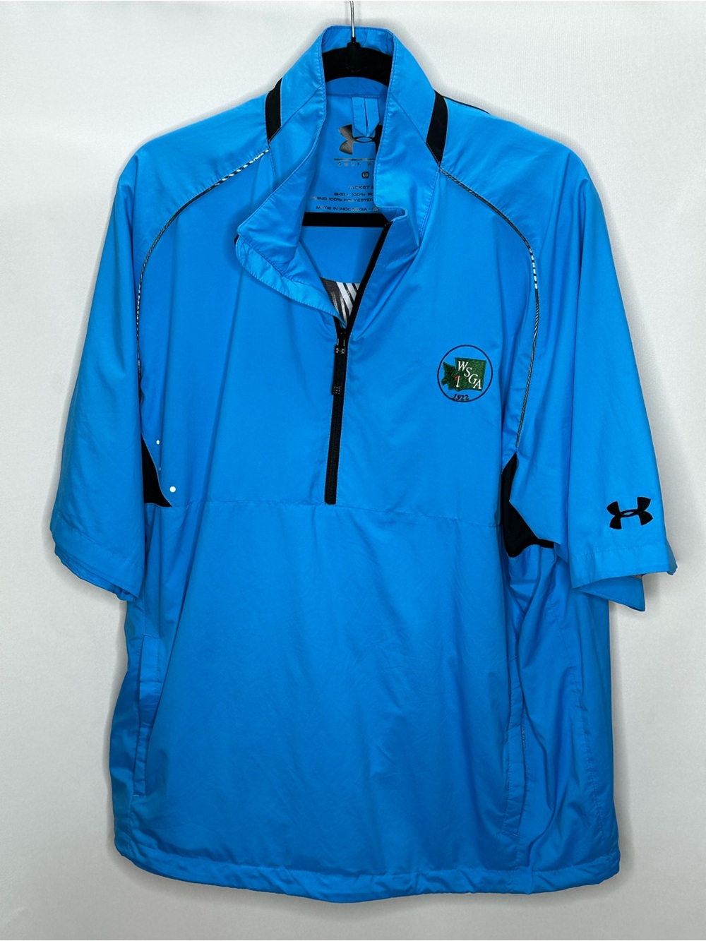 Under Armour Golf WSGA 2012 Champion of Champions windbreaker Pullover Blue L